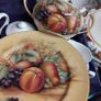 Aynsley Harvest Gold Sugar Bowl With Lid And A Plate Image 2