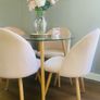 glass kitchrn table Image 3
