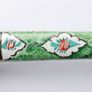 Blue and White hand painted Asian  Cloisonne Enamel Smoking Pipe Image 2