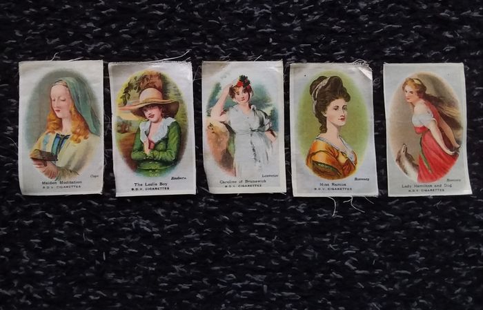 Old Masters , Cigarette Silks , Godfrey Phillips BDV - 1920s