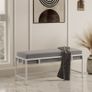 Lexi Modern Glam Upholstered Bench Image 7