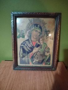 antique religious print