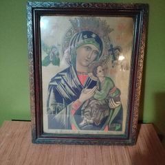 antique religious print