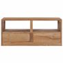 TV Cabinet 90x30x40 cm Solid Teak Wood Image 2