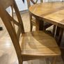 Small round EXTENDABLE dining table & 4 chairs Image 5