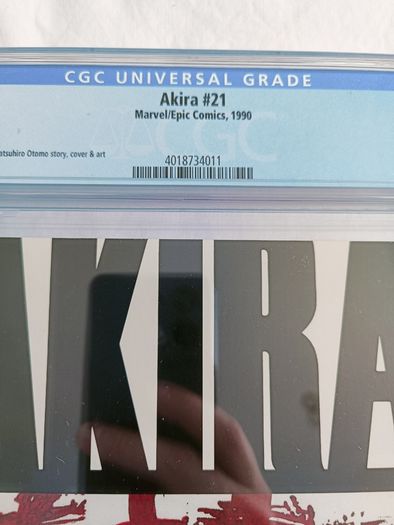 Akira Issue 21 CBCS / CGC 9.6 Certified Graded Comic Framed  DC Marvel