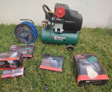 Parkside Air Compressor + Accessories Bundle