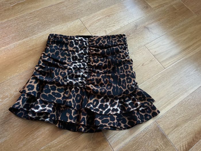 Brand New Savida Leopard Print Skirt Size Small
