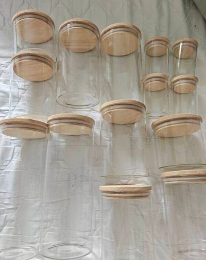 Glass Jar Storage Set x14: Sostrene Grene