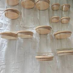 Glass Jar Storage Set x14: Sostrene Grene