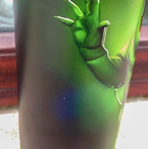 Fancy Green Ghost Drinks Flask (brand New).