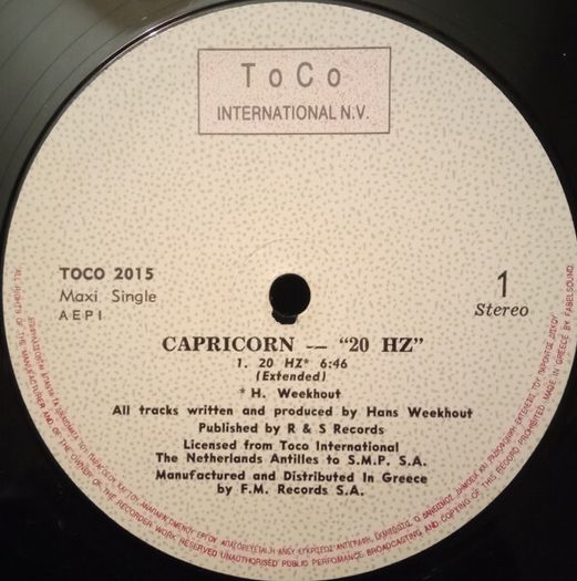 Capricorn - 20Hz / Didn't I