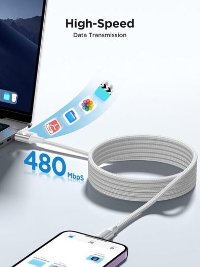 iPhone Charger Cable 3M 2Pack, MFi Certified Lightning Cable Fast iPhone Charging Cable Nylon iPhone Cable USB iPhone Charger Lead for iPhone 14 13 12 11 Pro Max XS XR X 8 7 6 Plus 5 SE,iPad