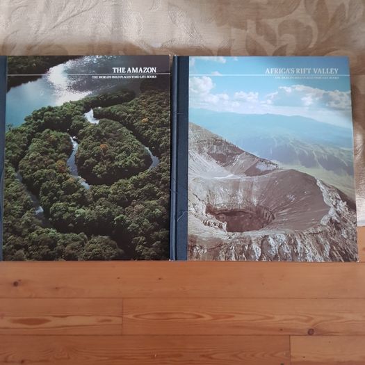 The World's Wild Places Time-life Books. 1x The Amazon.  2x Africa's Rift Valley. HARDBACK.