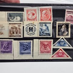 WW2 era German Third Reich Stamps 1940s Period Collection