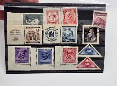 WW2 era German Third Reich Stamps 1940s Period Collection