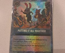 Disney Lorcana Card - Glimmer Foil Finish