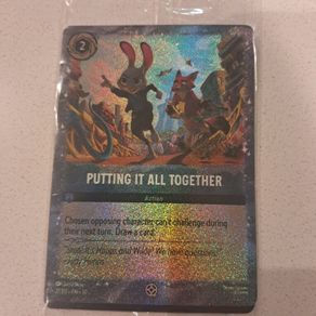 Disney Lorcana Card - Glimmer Foil Finish