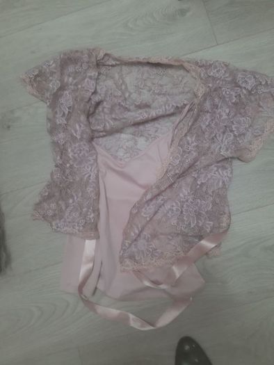 lilac wrap lace top REDUCED