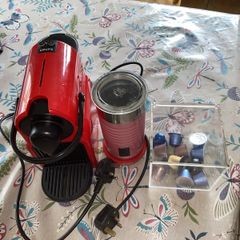 krups nespresso coffee machine with frother