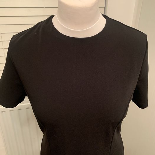Black classic shift dress. Size 10