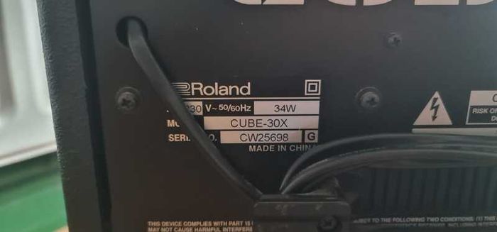 Roland CUBE 30x with COSM Guitar amp.