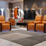 Sofa set cinema style seats 3+2 bundle Image 3