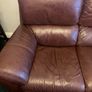 Leather Lshaped couch Image 4