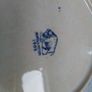 Antique Buffalo Blue Willow serving Bowl Image 2