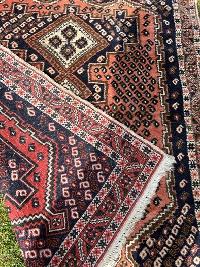Vintage Turkish Hand Made wool Rug 158 x 118 cms