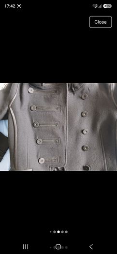 Zara wool jacket black Small