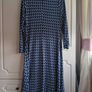 JD Williams Blue and Black geometric print dress Image 6