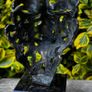 Surrealist Bronze Mask Inspired By Salvador Dali (21cm) - Patinated Bronze, Marble Image 5