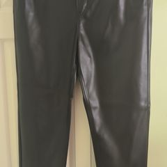 Brand New Marks & Spencer Faux Leather Trousers.