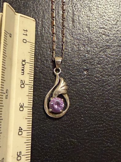 silver necklace