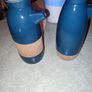 BLUE Oil and Vinegar Dispenser AS NEW. Image 3