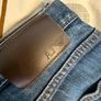 Armani Jeans Blue Denim Straight Fit Size 34 Image 3