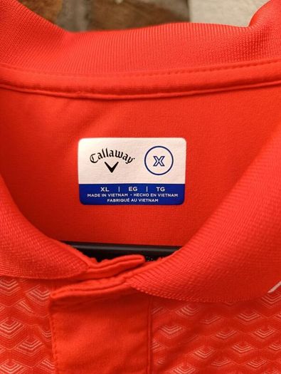 Callaway Vibrant Golf Polo Shirt Mens XL