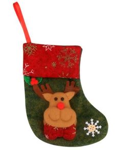 Christmas Tree Decoration, Small Candy Sock Snowman, Santa Claus , Rudolph, Christmas Decoration