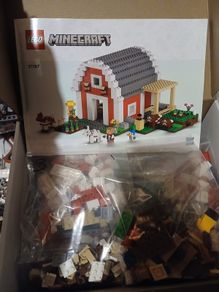 lego minecraft red barn 21187