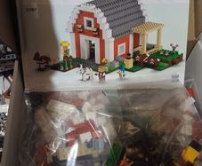 lego minecraft red barn 21187