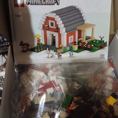 lego minecraft red barn 21187