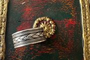 Vintage German Sterling Silver Band Ring