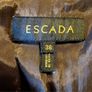 Escada Brown Peplum Zip Jacket Blazer EU 36 UK 8 Excellent Condition Image 4