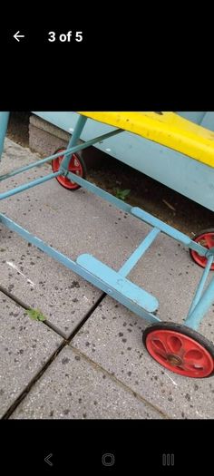 Vintage Child Push Horse