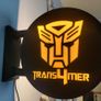 Transformers Symbol LED Light Box  Gaming Room  Bedroom Night Light Image 6