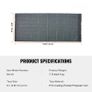 6 x 14ft Heavy Duty Dump Truck Mesh Tarp PVC Coated with Reinforced Stitching and Brass Grommets Image 6