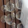 5 x 50s,60s white velvet glasses,vintage collectors item,,sold as seen .hard to come by. Image 10