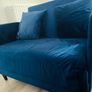 Small velvet sofa sleeper Image 6