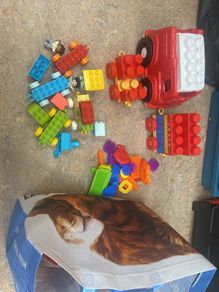 Mega blocks, duplo, stickle bricks mixed bag